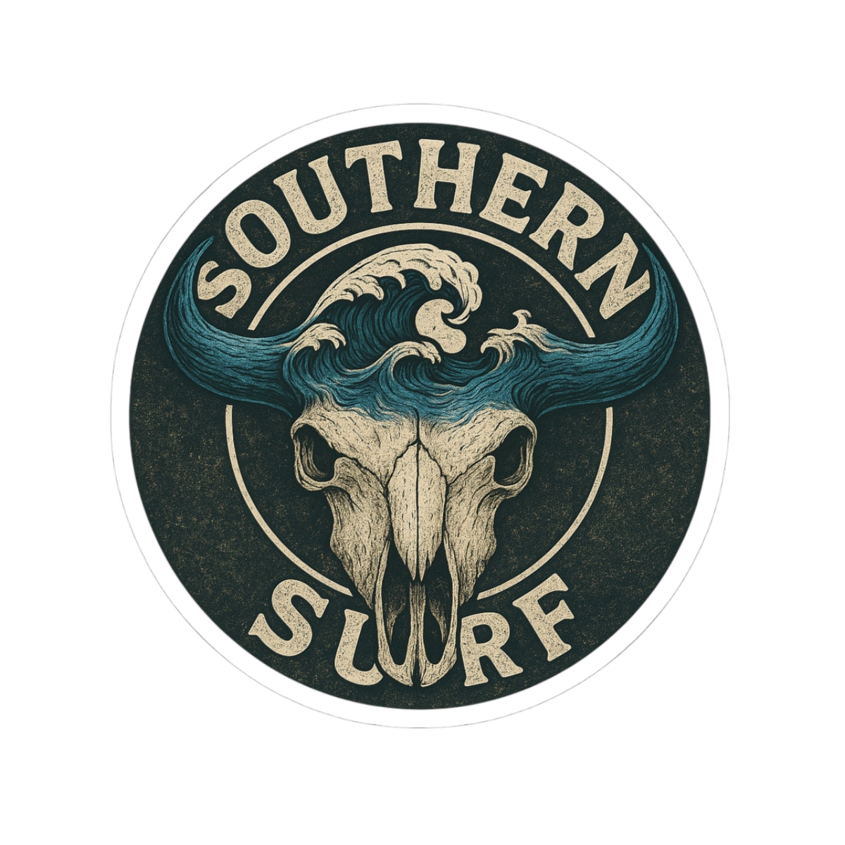 SSC Surf Skull Sticker