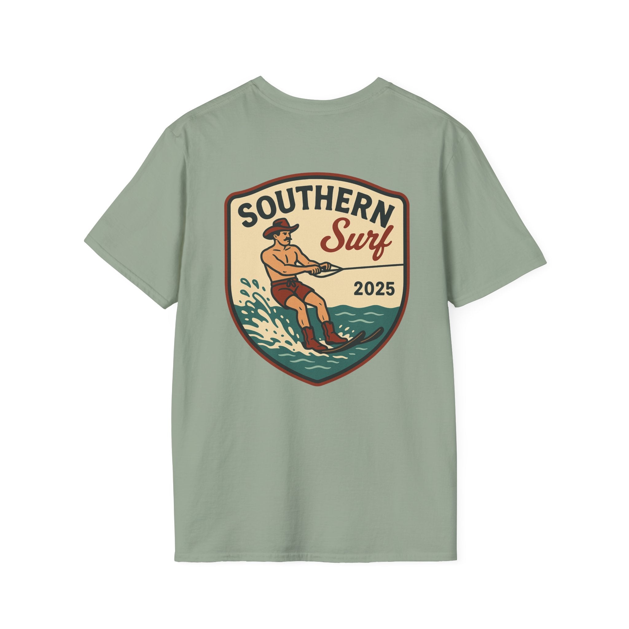 Retro Cowboy Water Ski Tee
