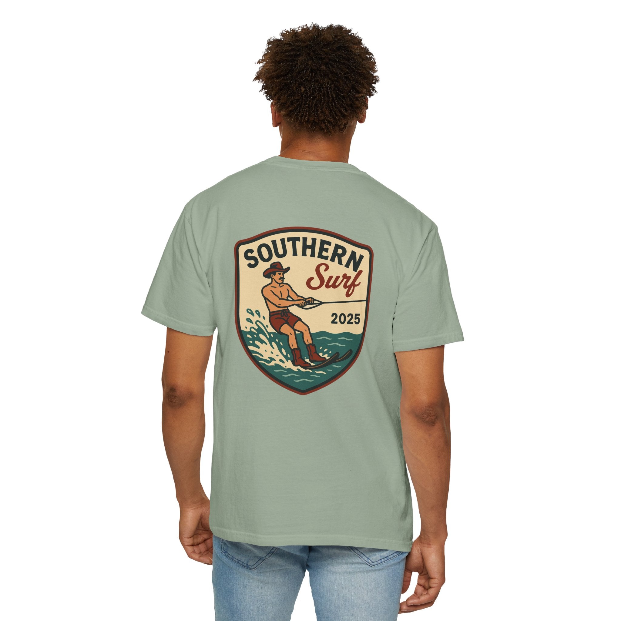 Retro Cowboy Water Ski Tee