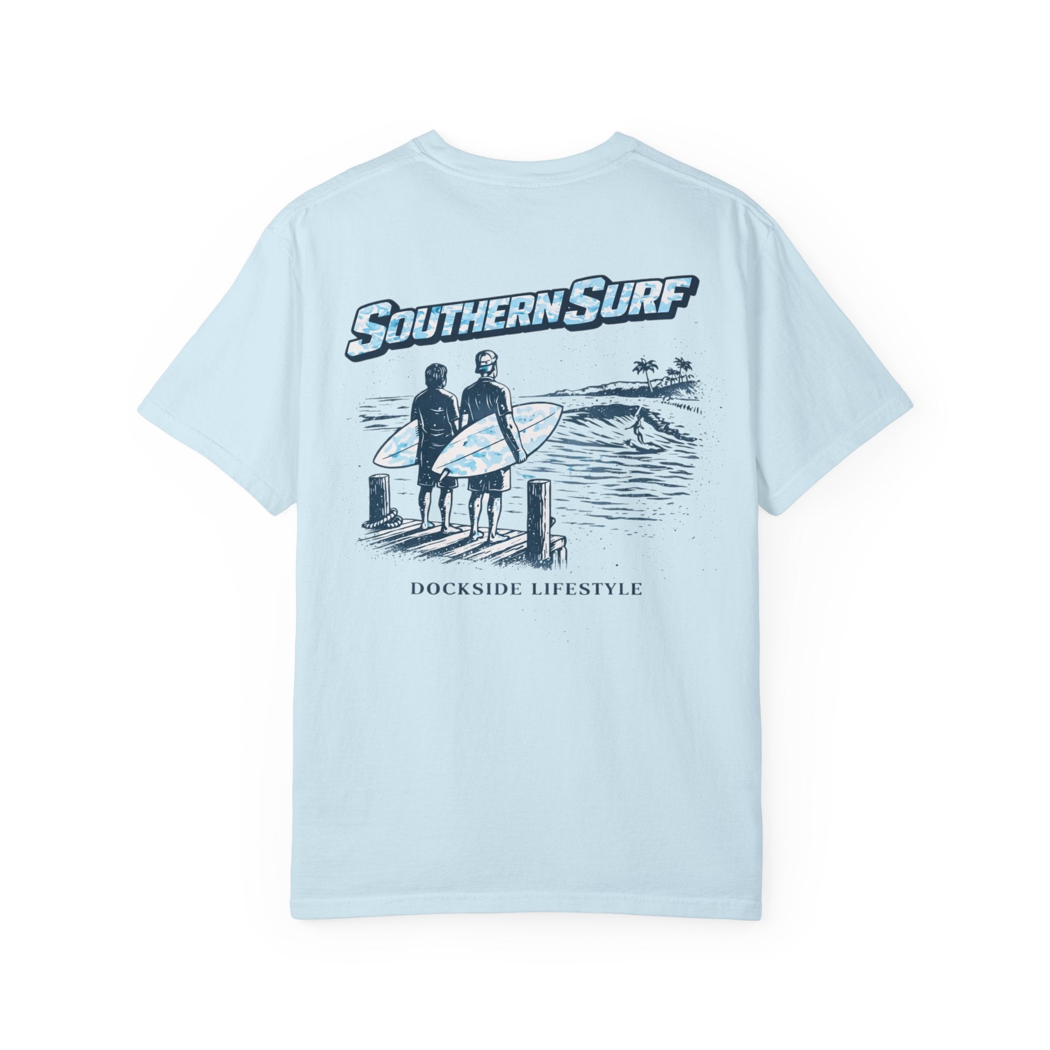 Blue Coastal Camo Tee