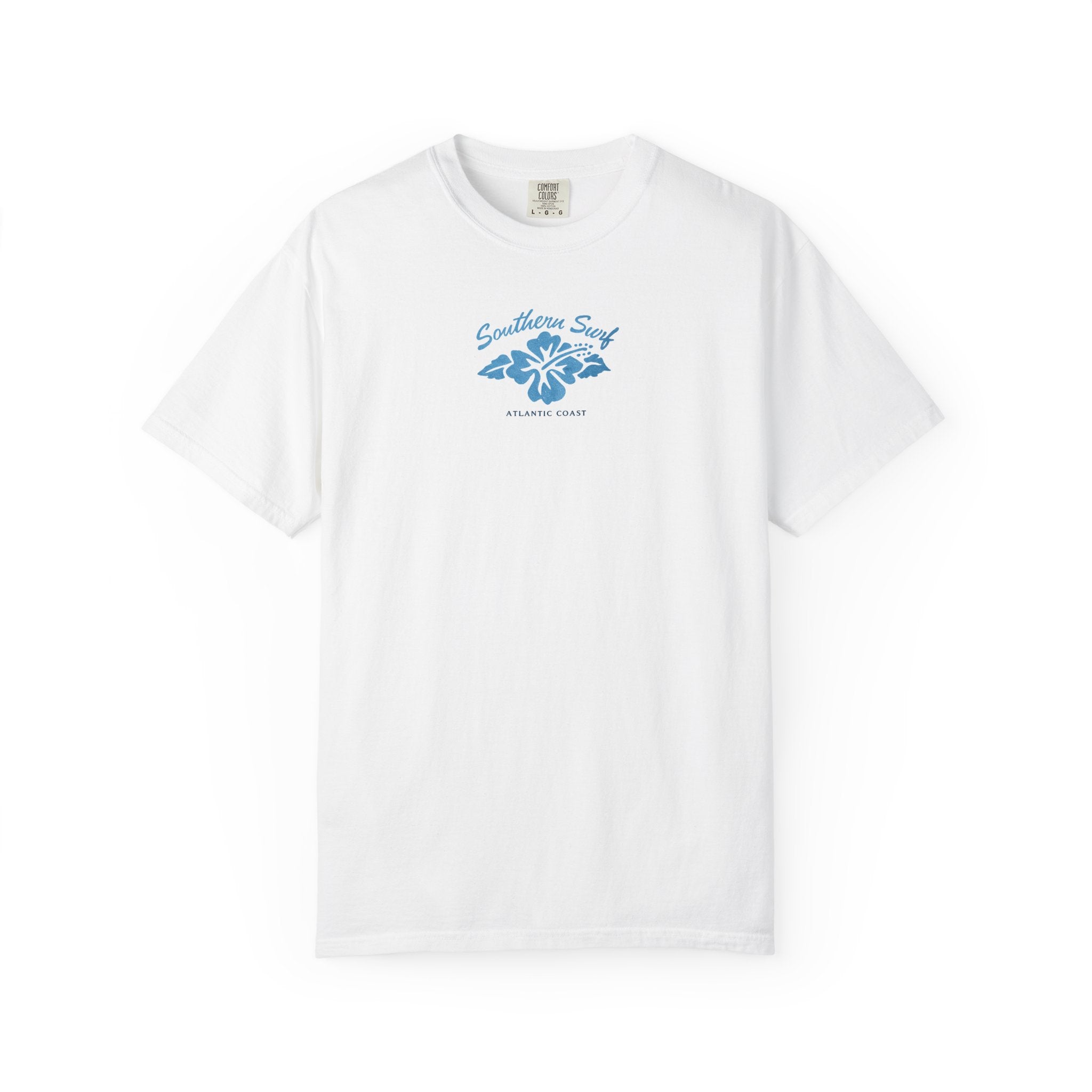 Blue Hibiscus Graphic Tee