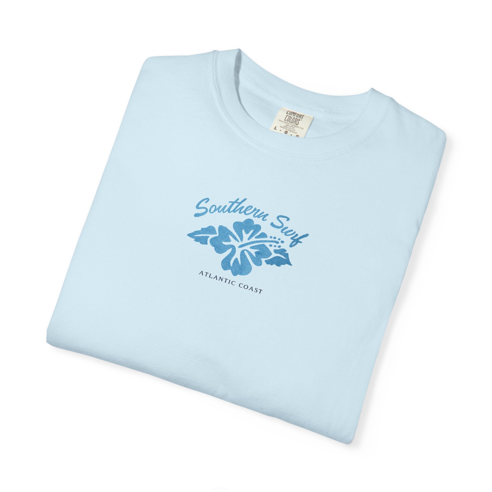 Blue Hibiscus Graphic Tee
