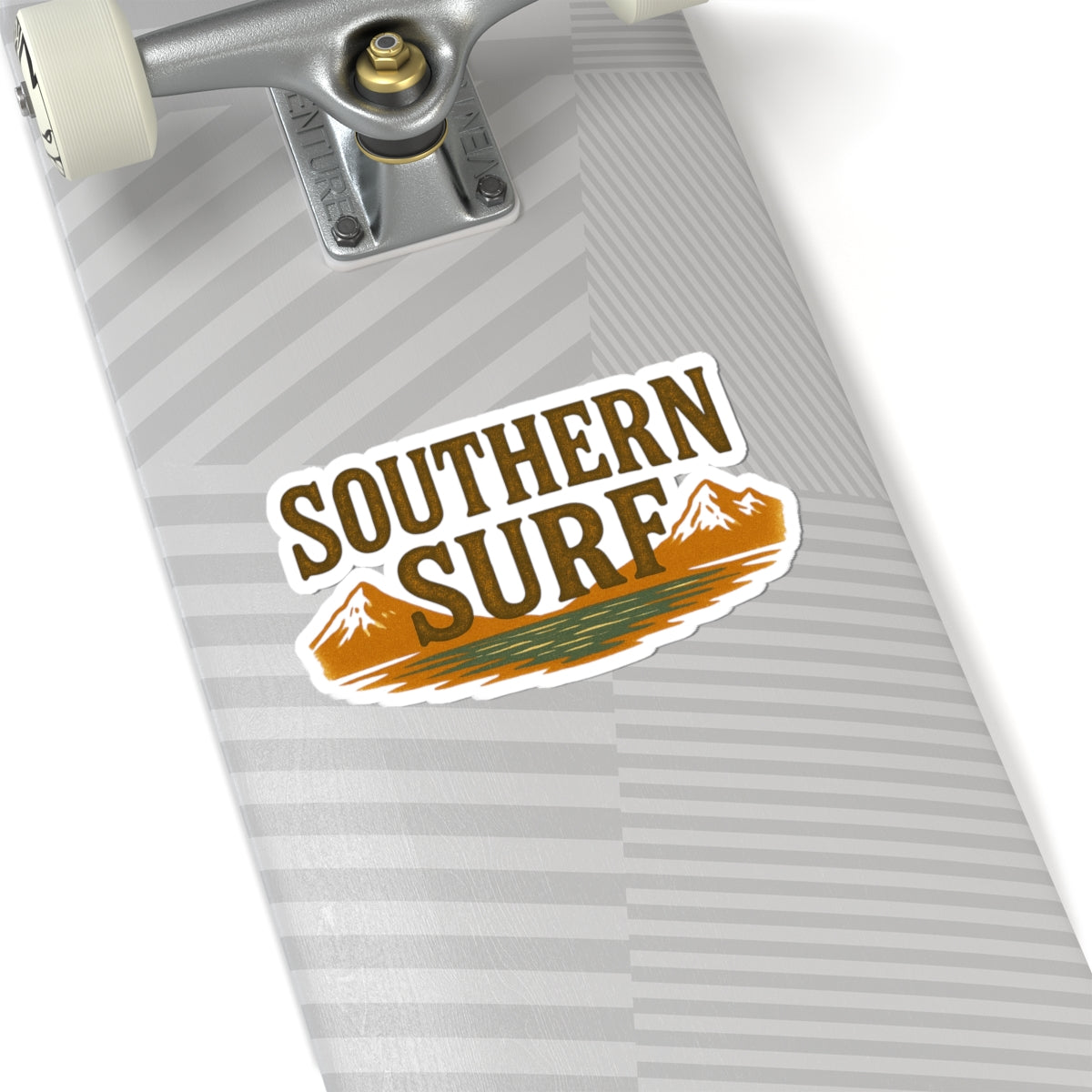 Surfing Mountains Sticker