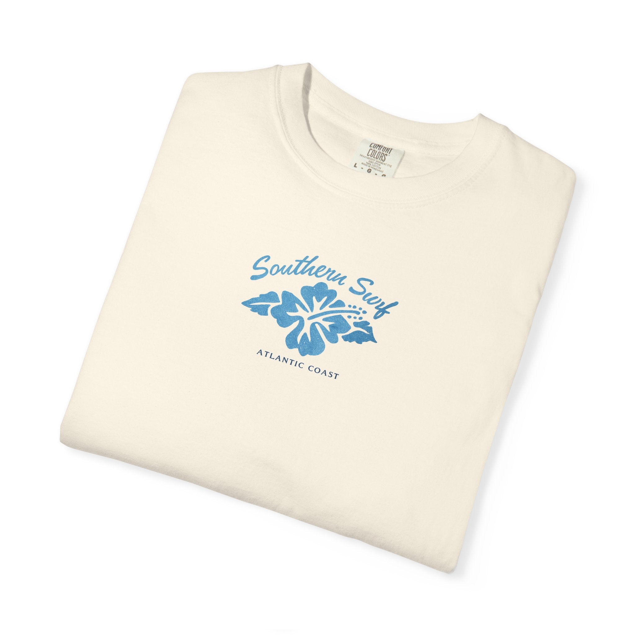 Blue Hibiscus Graphic Tee