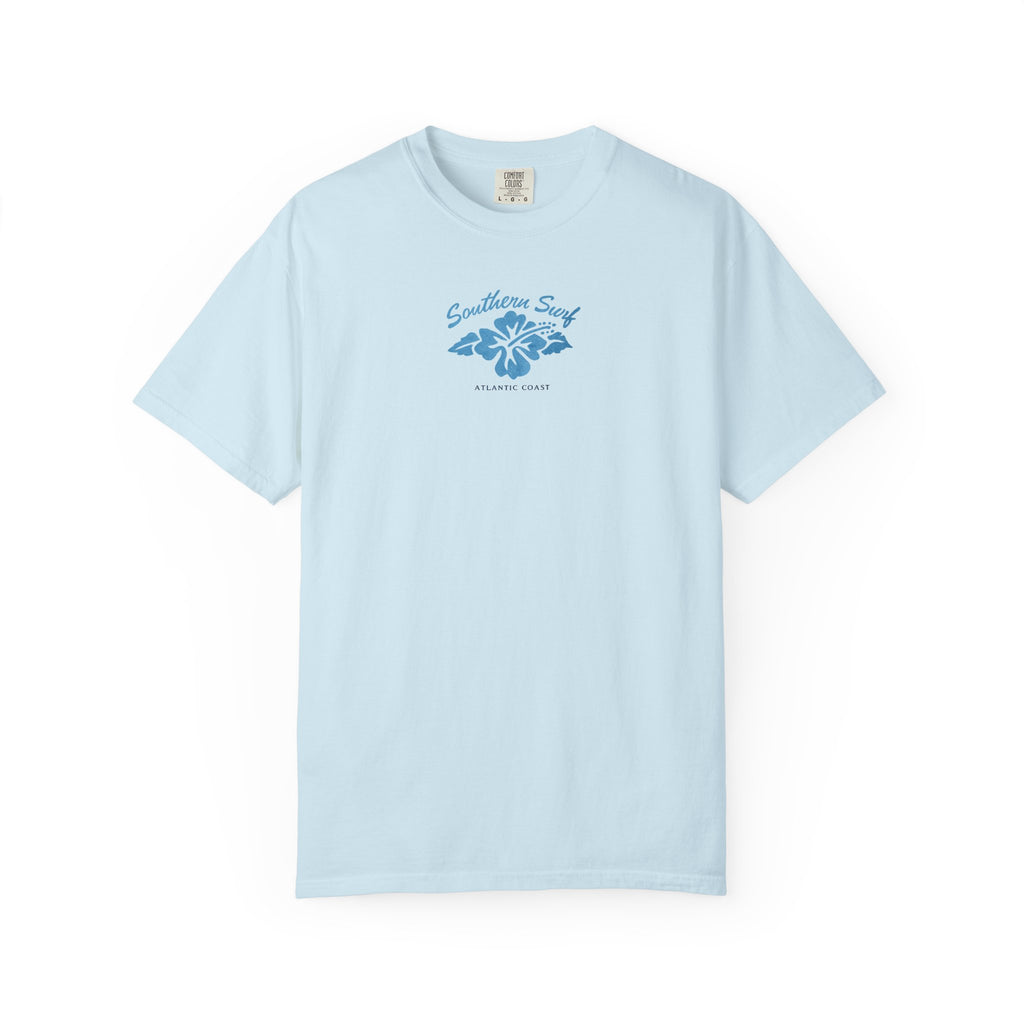 Blue Hibiscus Graphic Tee
