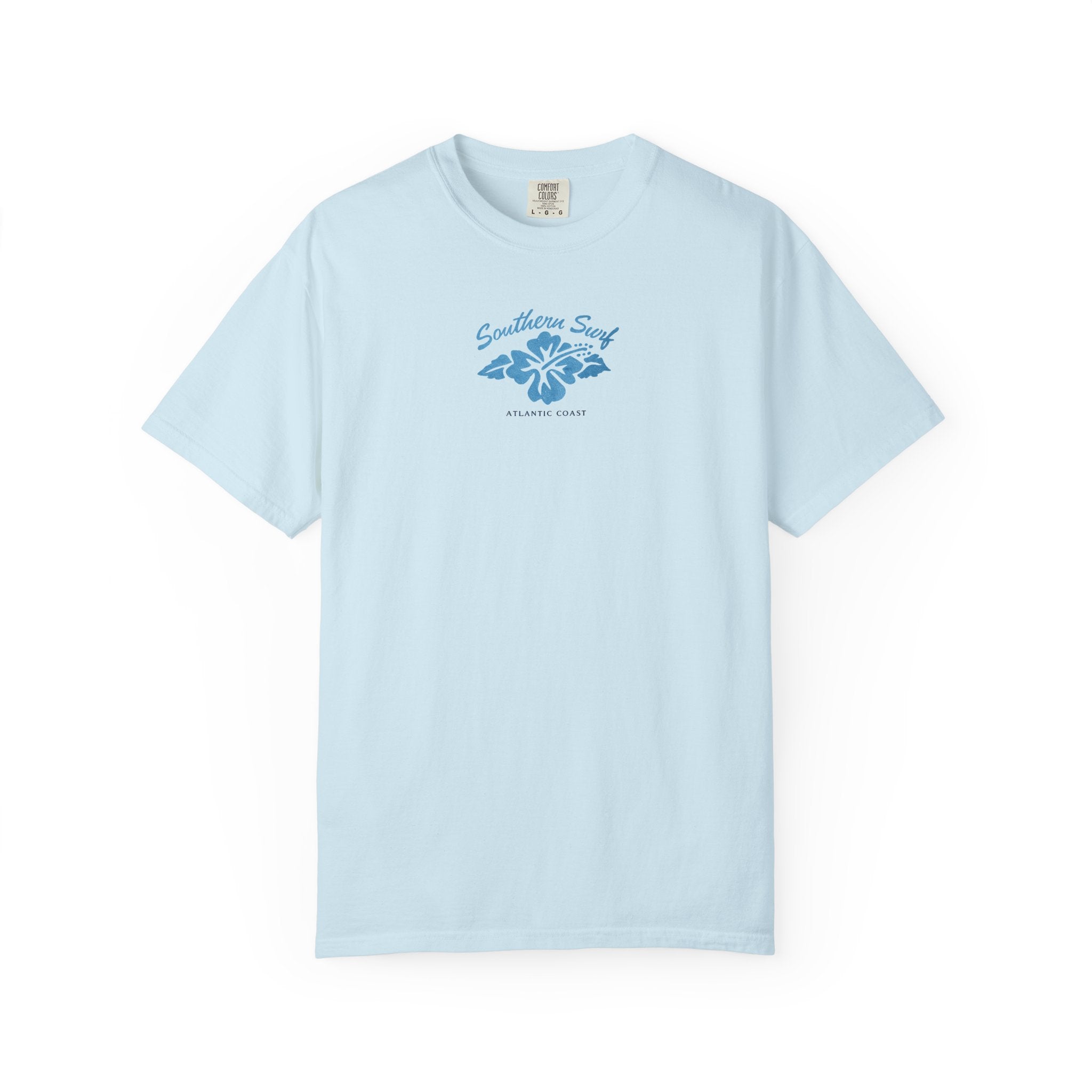 Blue Hibiscus Graphic Tee
