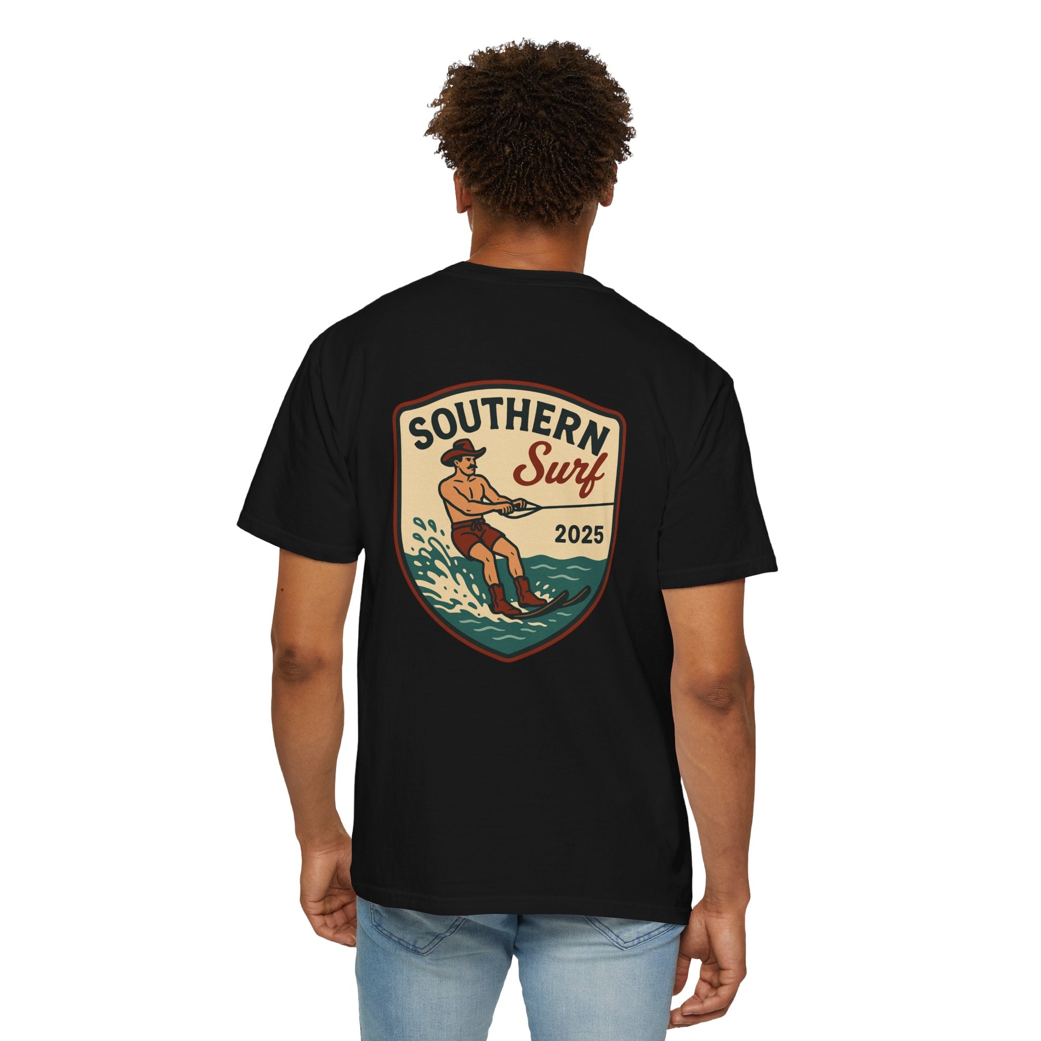 Retro Cowboy Water Ski Tee