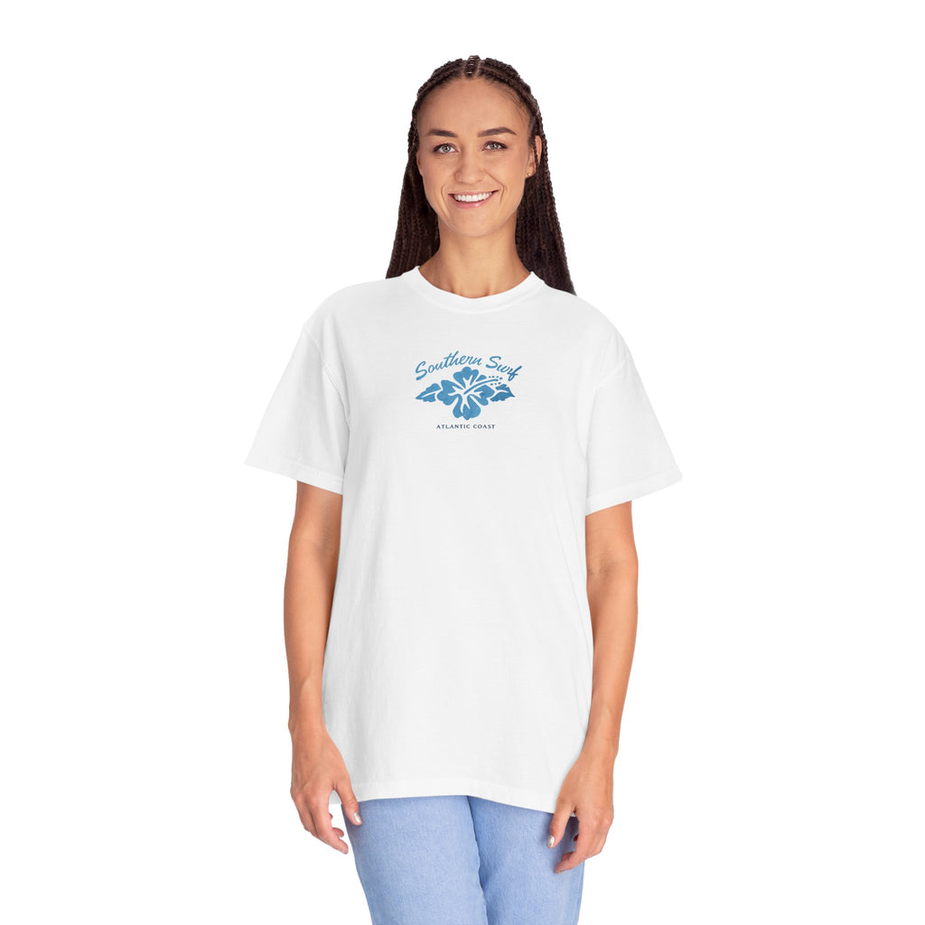 Blue Hibiscus Graphic Tee