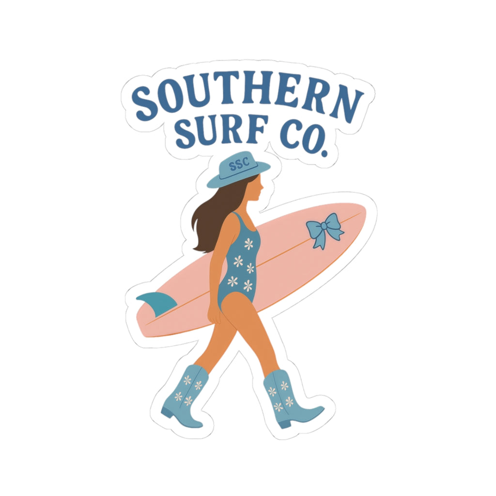 Coastal Cowgirl Sticker