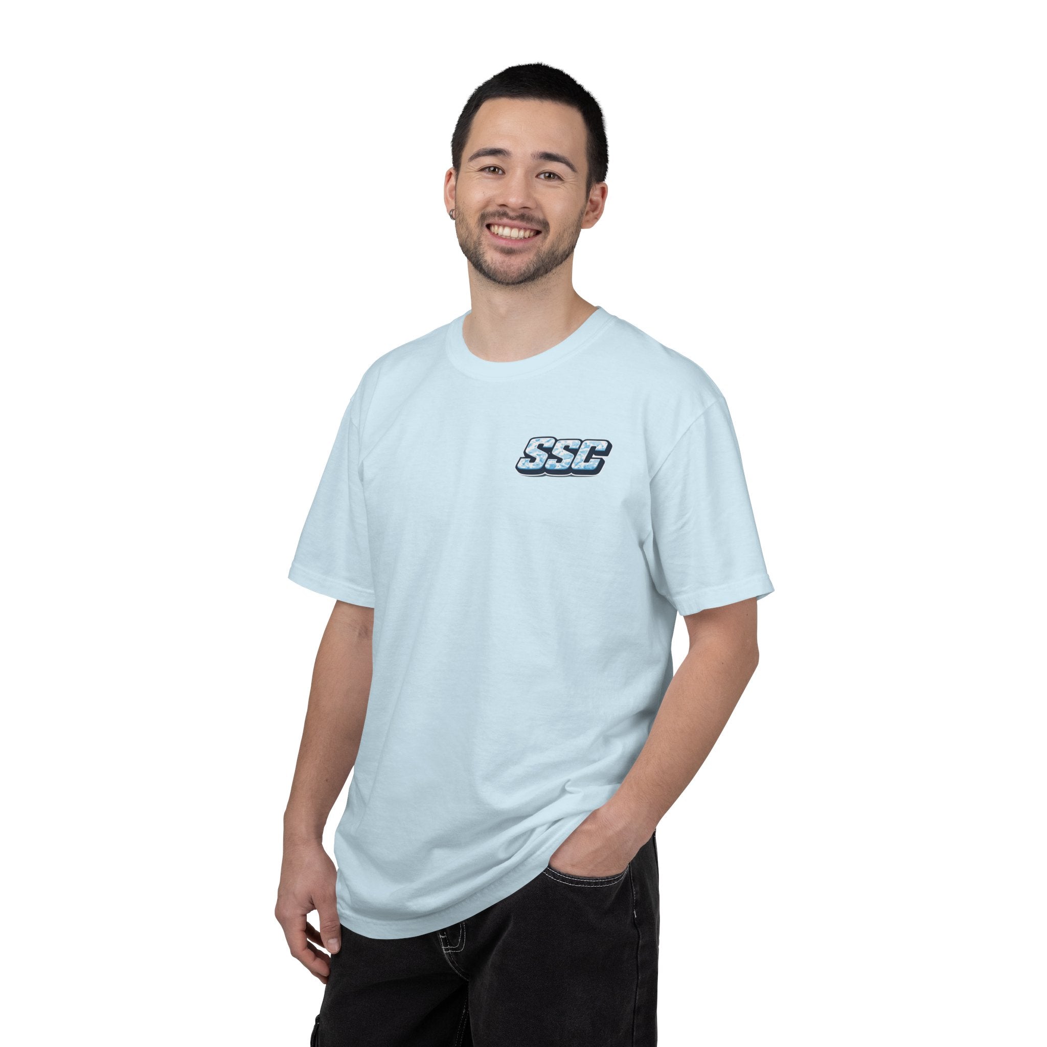 Blue Coastal Camo Tee