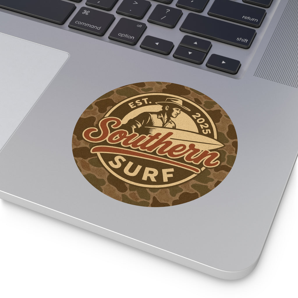 Southern Surf Duck Camo Styled Sticker