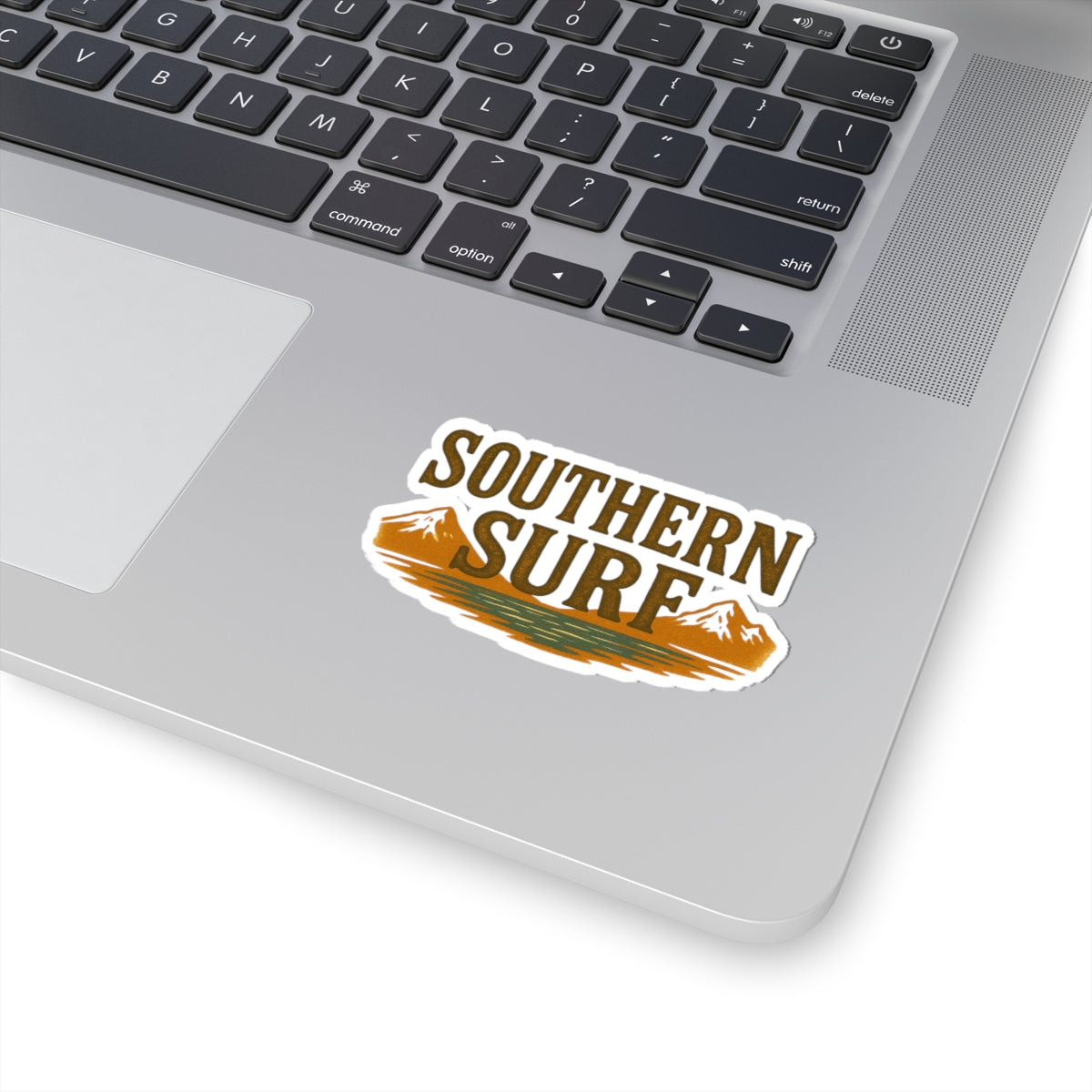 Surfing Mountains Sticker