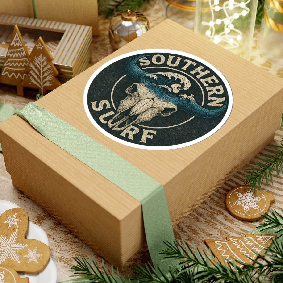 SSC Surf Skull Sticker